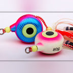 Glow Slow Pitch Jig with Assist Hooks, 60–300 g (2.1–10.6 oz)