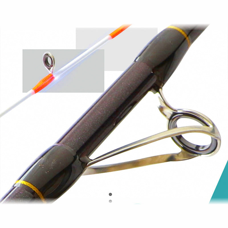 Solid Carbon Boat Rod, 1.8–2.7 m (5.9–8.9 ft), 0.7–2.8 oz Sinker