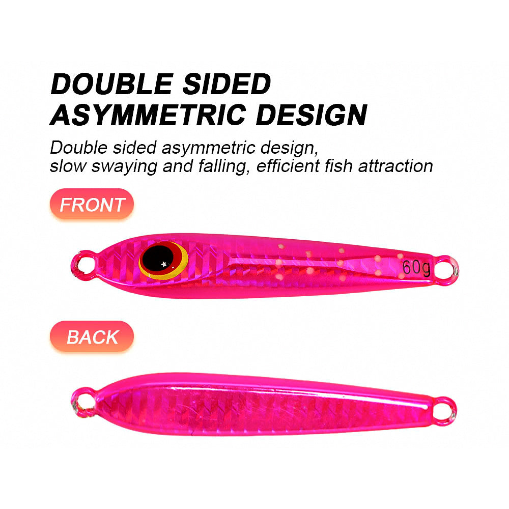 Slow Pitch Jig with Hook, 30–100 g (1.1–3.5 oz)