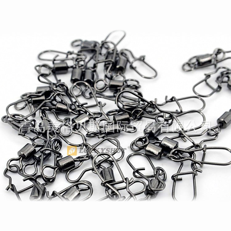 Stainless Steel Barrel Swivels, Pack of 20, Sizes 12–2