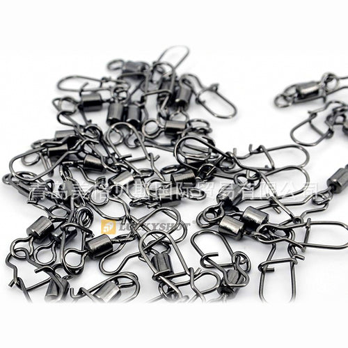 Stainless Steel Barrel Swivels, Pack of 20, Sizes 12–2