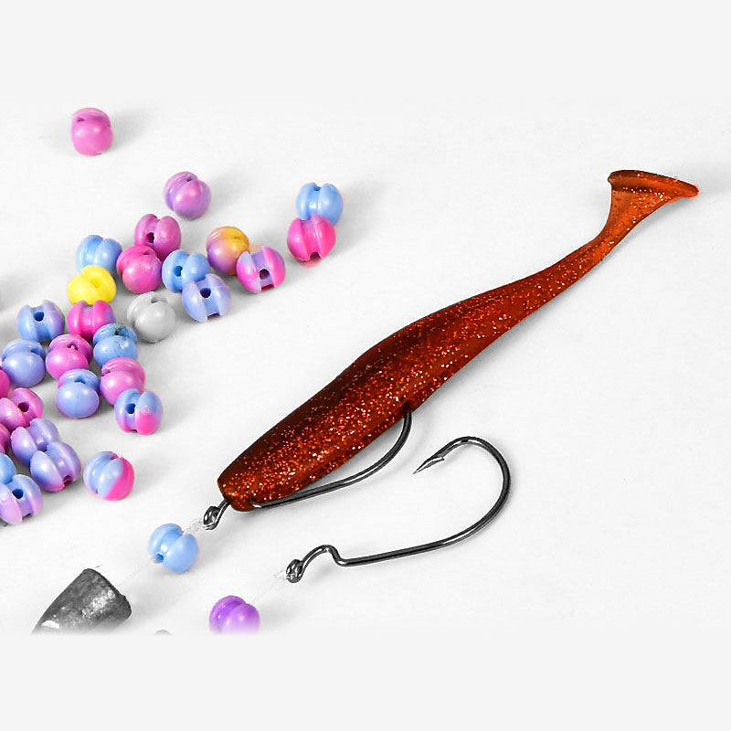 Texas Rig Bead Stops, Assorted Colors, 6.44 & 8 mm