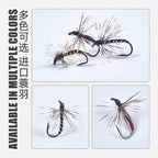 Griffith's Gnat Floating Midge Dry Flies, 10 Pack