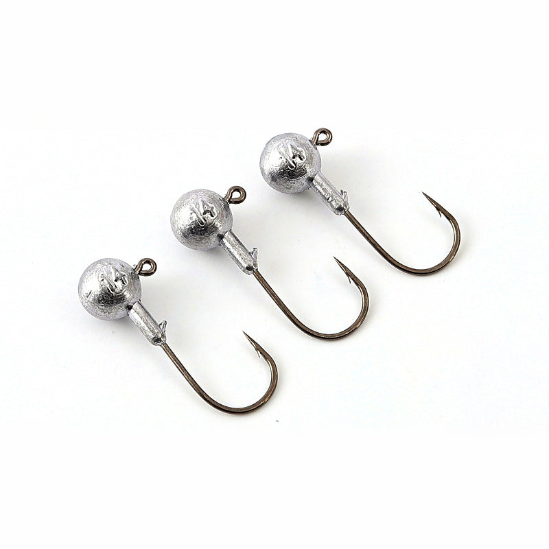 Barbed Lead Jig Head Hooks, 1–20 g (0.04–0.7 oz)