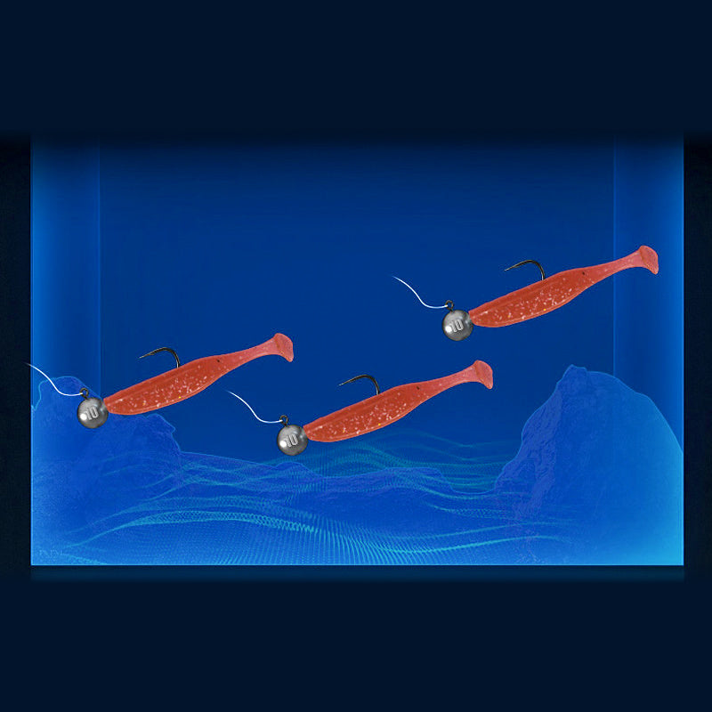 Jig Head Hooks for Soft Baits, 3.5–10 g (0.12–0.35 oz), 50 Pack