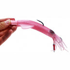 Lead Head Squid Soft Bait, Glow, 120–200 g (4.2–7.1 oz)