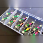 Glow Squid Jig, 12-Prong Octopus Style, Barbless