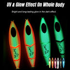 Luminous Metal Jig for Boat Fishing, 80–150 g (2.8–5.3 oz)