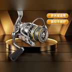 Spinning Reel with Metal Shallow Spool, Sizes 1000–4000