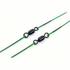 Stainless Steel Wire Leaders with Snap, 30 or 60 Pack