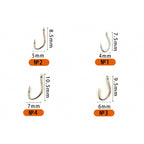 Aji Saltwater Hooks, Ring Eye Barbed, 12 Pack