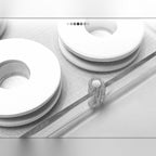 Clear 16-Spool Fishing Line Storage Box, Organizer Case