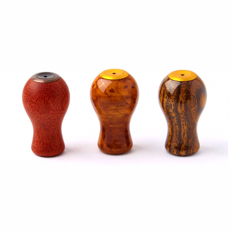 Wood Baitcasting Reel Handle Knob, Wine Gourd Shape