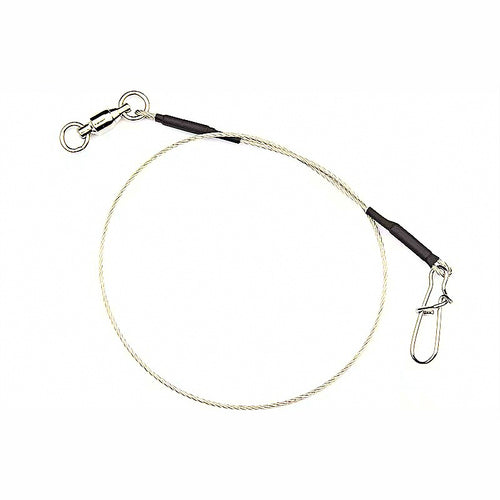 Pre-Made Steel Wire Leader, Bite-Proof, 20–100 cm (7.9–39.4 in)