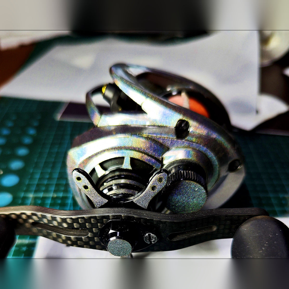 Baitcasting Reel Protective Wrap Film, Pre-Cut Sticker Set