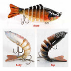 Multi-Jointed Swimbait Hard Lure, 10 cm / 15 g (3.9 in / 0.5 oz)
