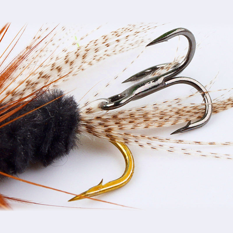 Spinner Spoon Lure with Double Hook, 3.2 g (0.11 oz)