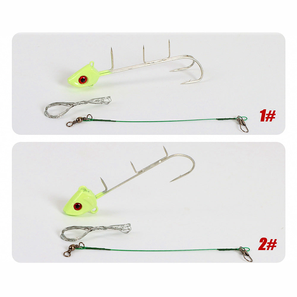 Glow Hairtail Jig, Single or Double Hook, 15-30 g (0.5-1.1 oz)