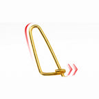 Safety Snap Connectors, Fishing Snap Clips, Sizes 12–2