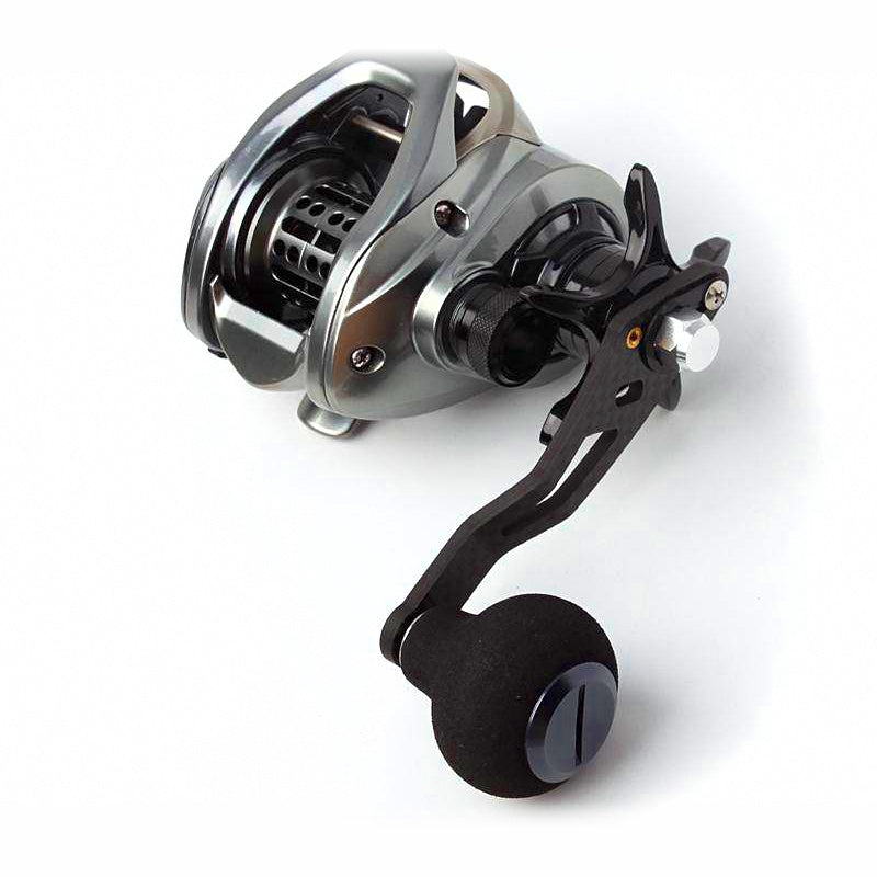 Carbon Fiber Baitcasting Reel Handle, Single Arm, Left/Right