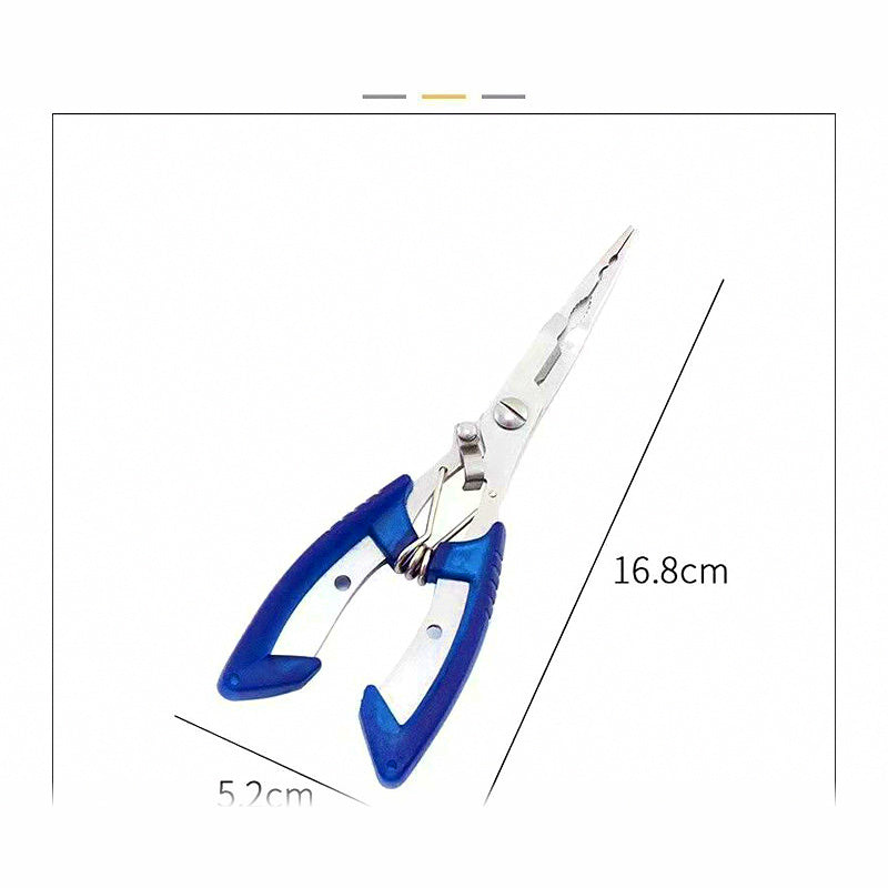 Stainless Steel Fishing Pliers, Long Reach, 16–21 cm (6.3–8.3 in)
