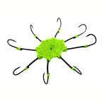 Upturned Eye Barbed Alloy Hooks, Sizes No. 6–14