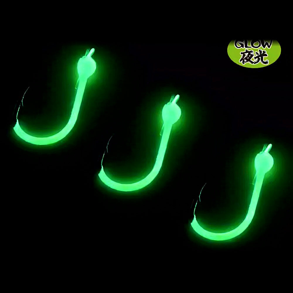 Glow 3-Hook Boat Fishing Rig, Size 5–7