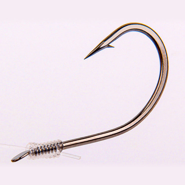 Snelled Barbed Hooks with Leader, Tub Pack, Size 10–28