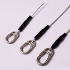 Rubber-Coated Steel Wire Leader, 30 cm (11.8 in), 3-Pack