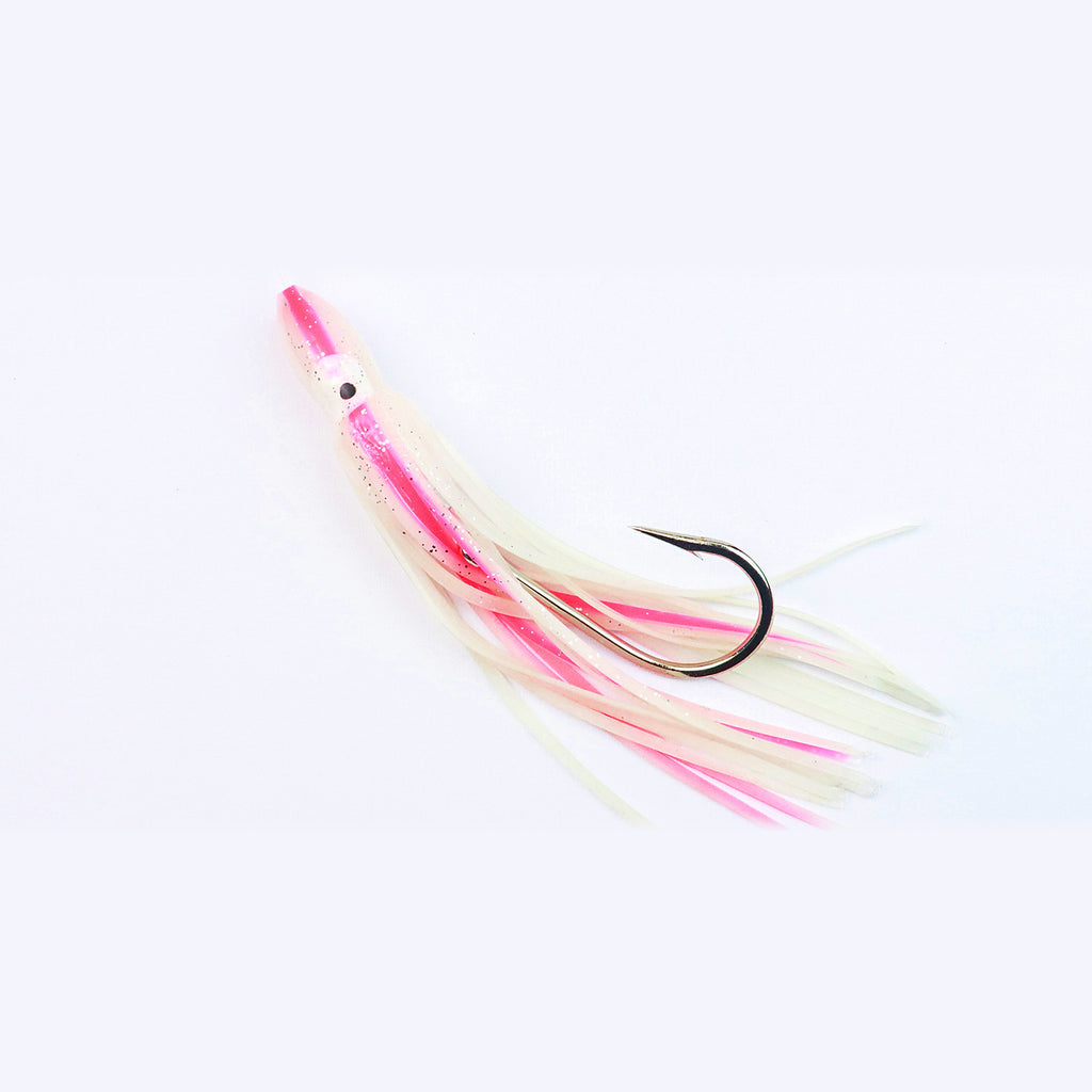 Trolling Squid Skirt Lure Rig with 8/0 Hook, 2 m (6.6 ft)