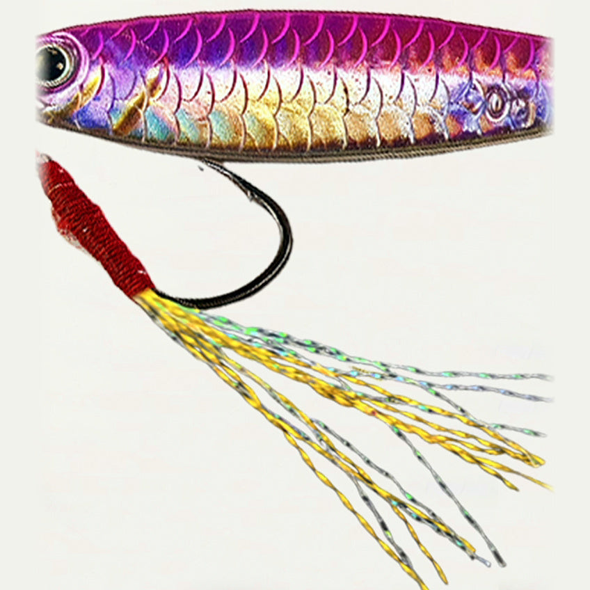 Casting Metal Jig, Fish Scale Finish, 7–20 g (0.25–0.71 oz)