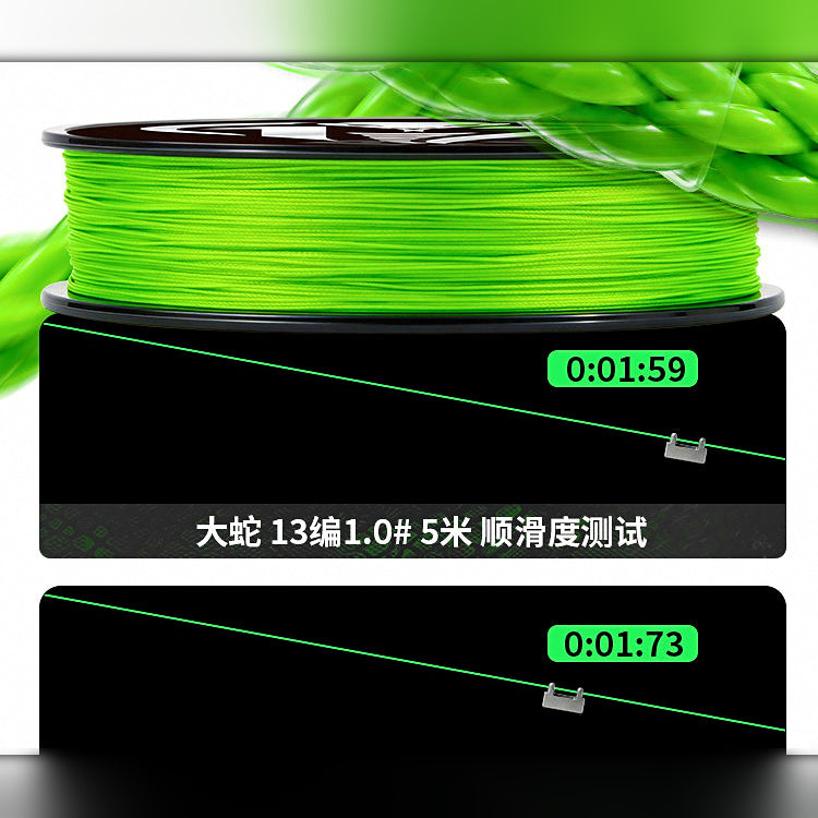 13-Strand PE Braided Fishing Line, PE 0.8–4.0, 100–200 m