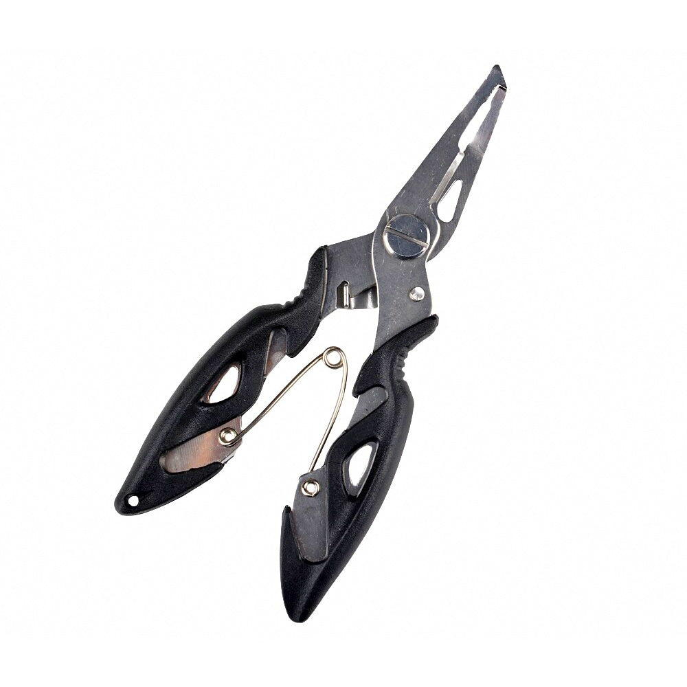 Stainless Steel Fishing Pliers with Braid Cutter, Split Ring