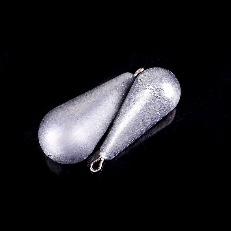 Teardrop Sinker, 0.35–7.05 oz (10–200 g), Bulk Packs