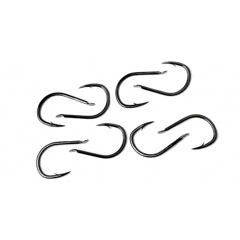 Barbed Iso Hooks, Size 1–7, 10-Pack