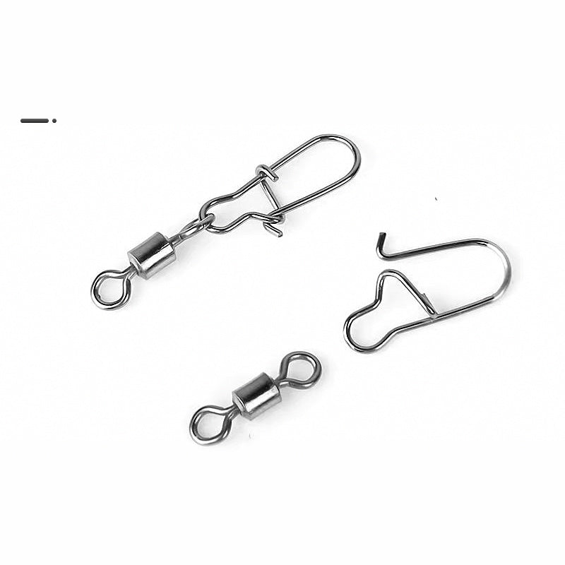 Fast-Open Snap Swivel Connector, Figure-8 Ring, Sizes 10–2