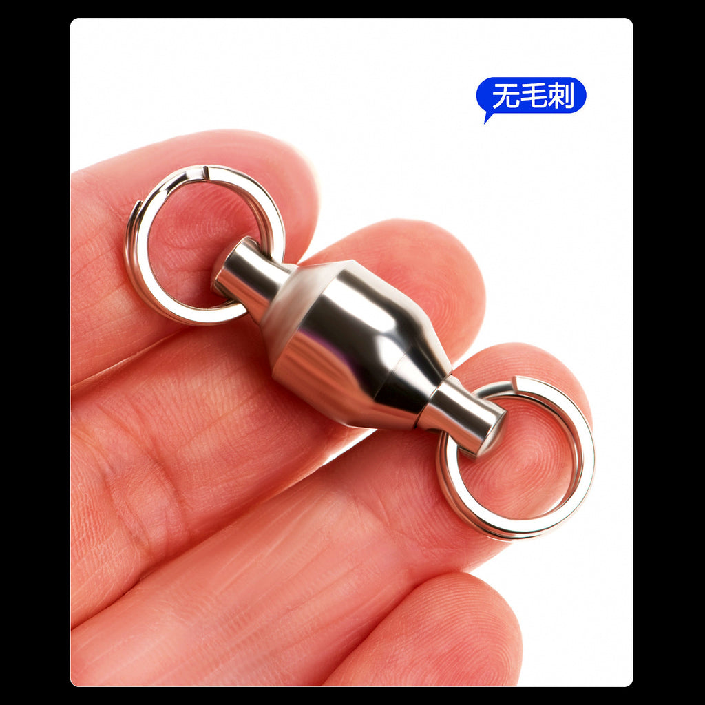 Ball Bearing Swivel, Flattened Double Ring, Sizes #0–#10