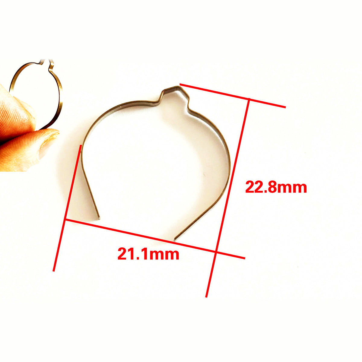Spinning Reel Sounder Spring, Stainless Steel Clicker Accessory