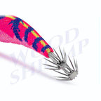 Cloth-Wrapped Wood Shrimp Squid Jig, 10.5–30 g (0.4–1.1 oz)