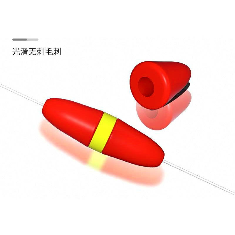 Hard-Tail Sea Fishing Float (Bobber) Rig Set, Yellow or Red