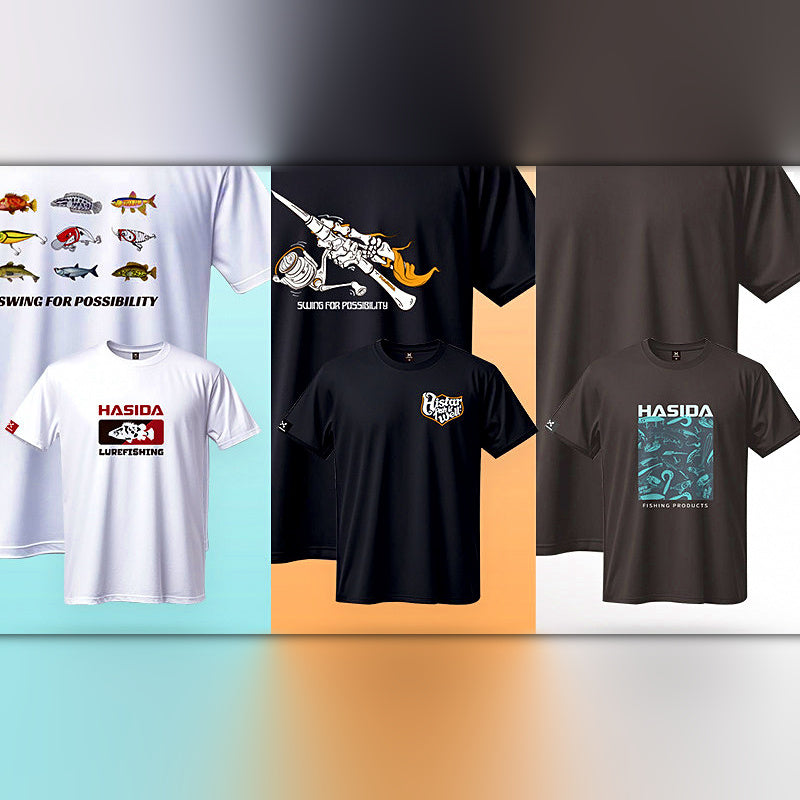 Short Sleeve Fishing T-Shirt, Lure Graphic, Unisex