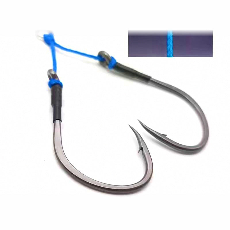 Wire Assist Hooks for Jigs, 2-Pair Pack, 2/0–5/0