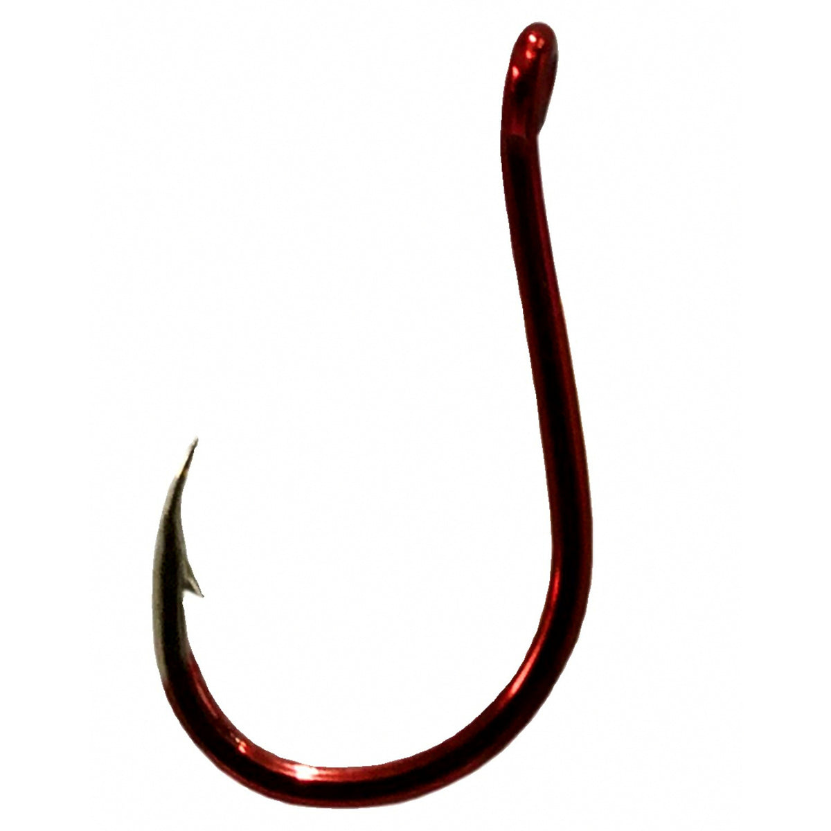 Barbed Saltwater Boat Fishing Hook, Sizes 1–12