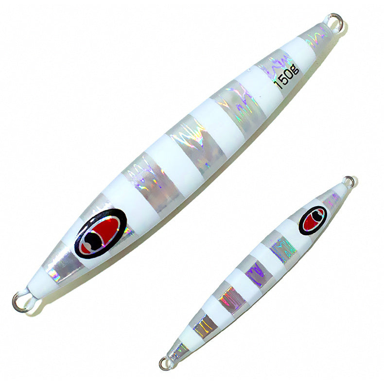 Metal Jig with Glow UV Stripe, 150–200 g (5.3–7.1 oz)