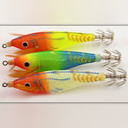 Wooden Shrimp Squid Jig (Egi), Glow, 6.5 g (0.23 oz)