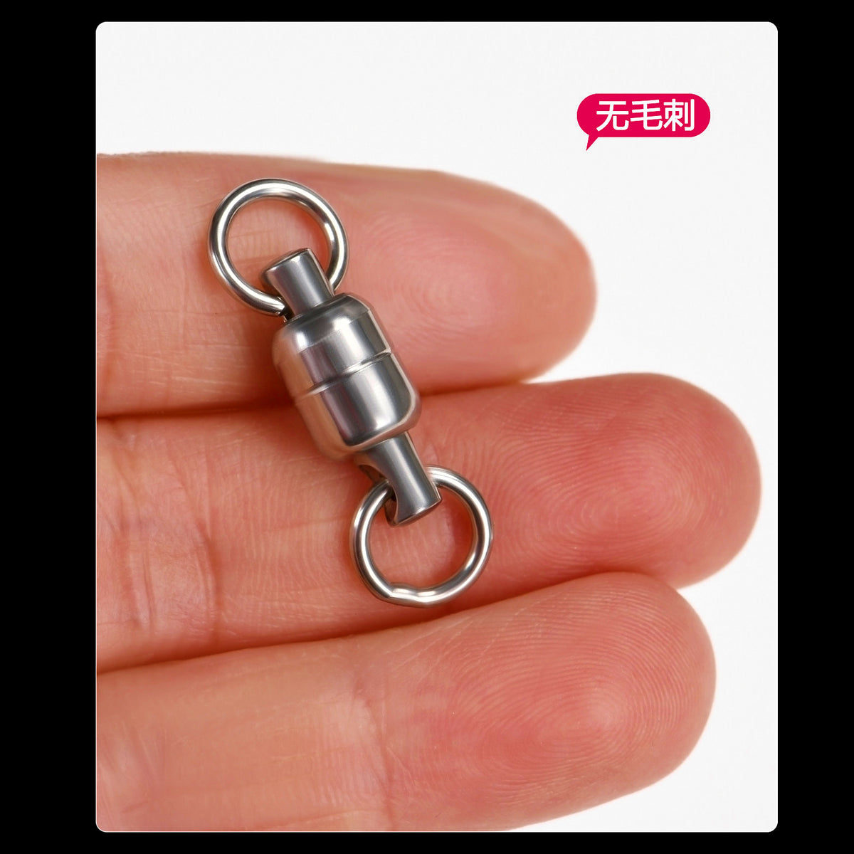 Ball Bearing Fishing Swivels, Stainless Steel, 5 Pack