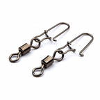 Stainless Steel Fishing Swivel with Figure-8 Ring, Sizes 5/0–#14