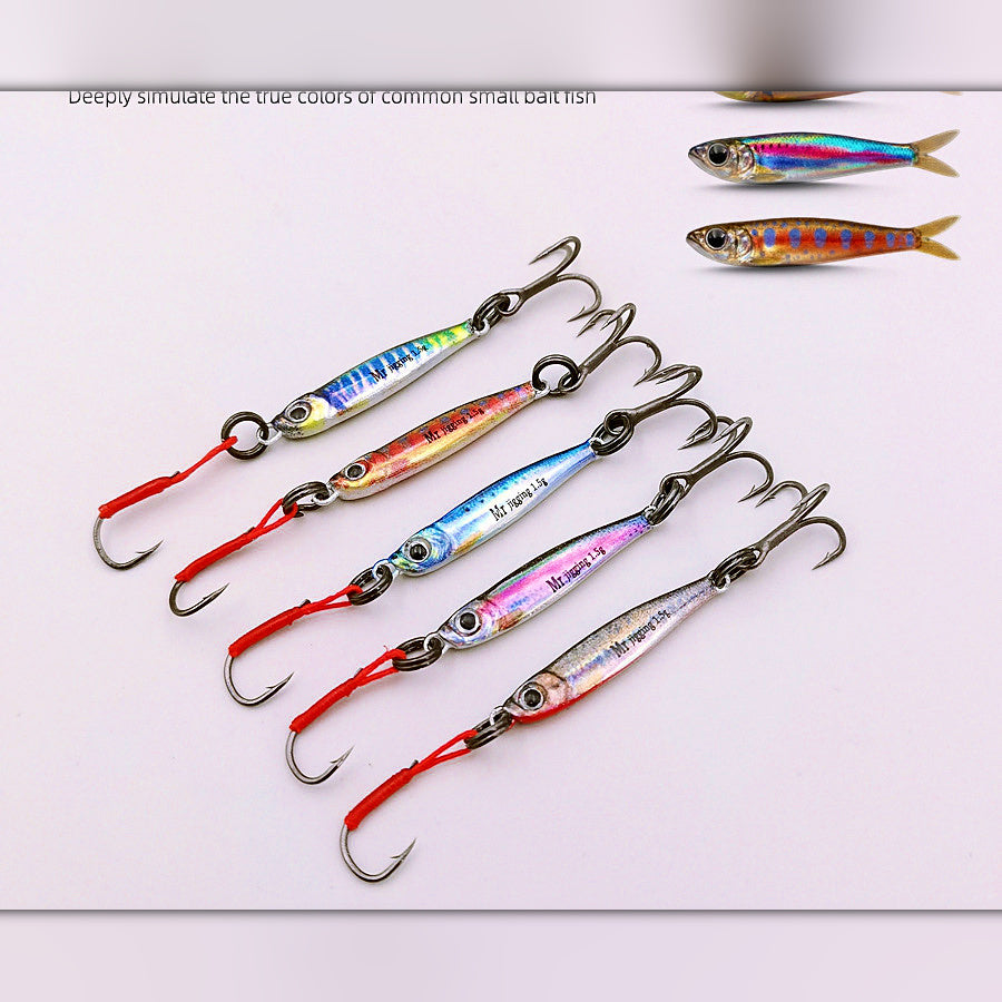 Micro Metal Jig Spoon, 1.5, 3 or 5 g (0.05–0.18 oz)