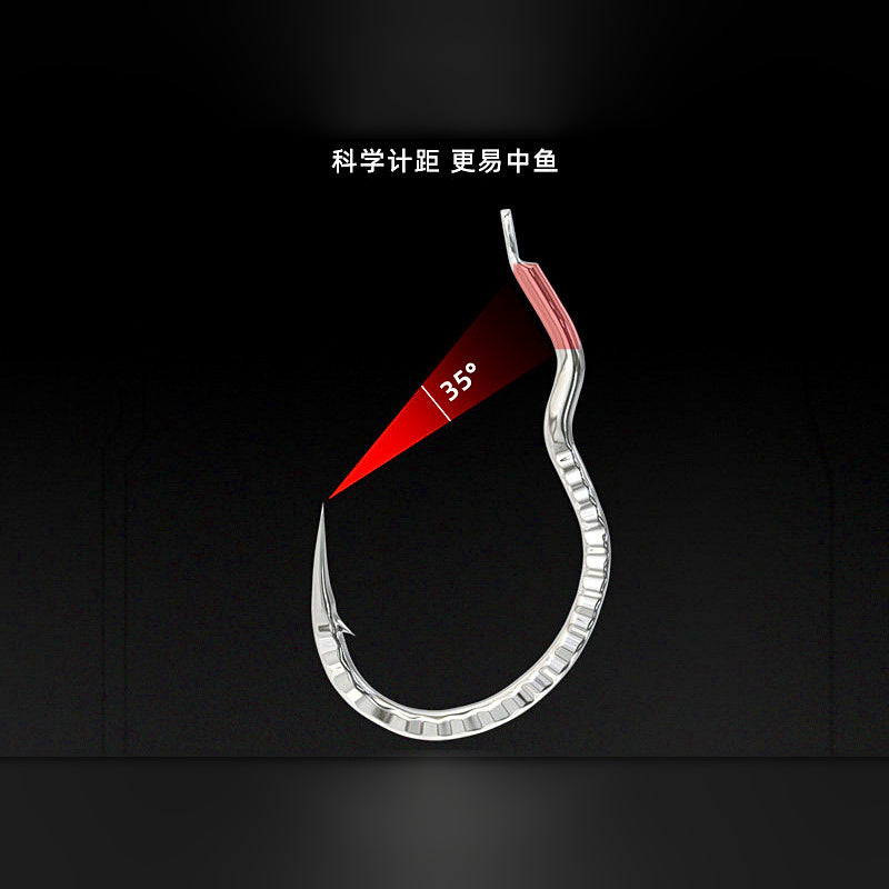 Scale Pattern Flip Hooks, Loose or Tied Double Hook Rigs