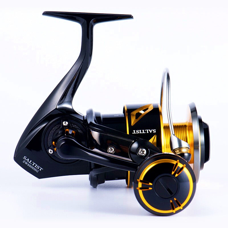 All-Metal Spinning Reel, Saltwater Jigging, Sizes 4000–10000